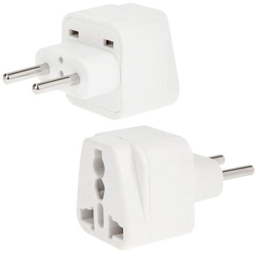 Portable UK US to EU Plug Adapter Power Socket Travel Converter