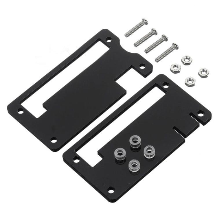 Acrylic Protective Shell Case for Raspberry Pi Zero - Black