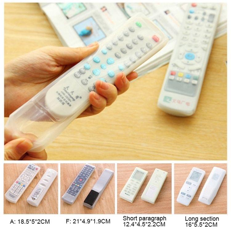 5 PCS Long Design Air Conditioning Remote Control Silicone Protective Cover, Size: 16*5.5*2cm