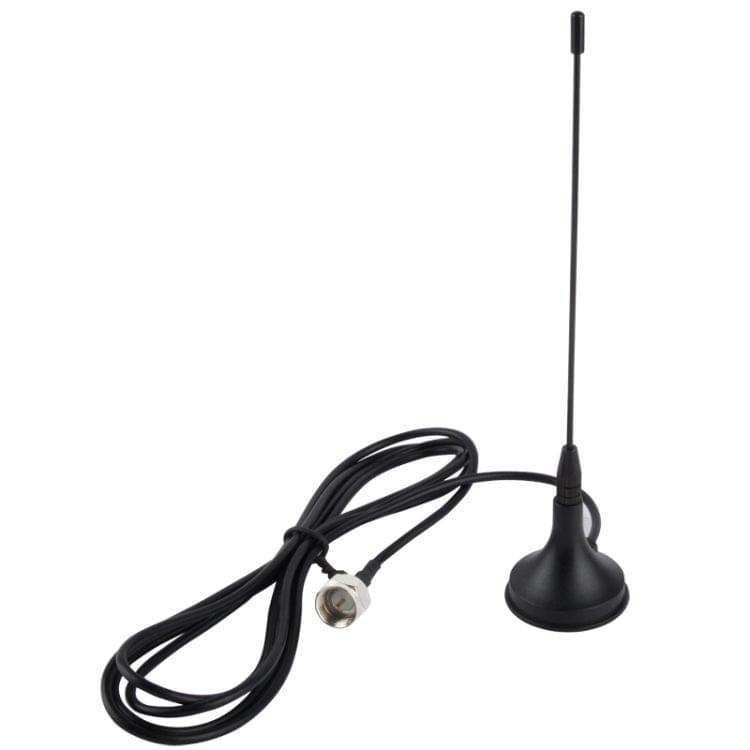 1.5dBi F Connector DVB-T Antenna(Black)