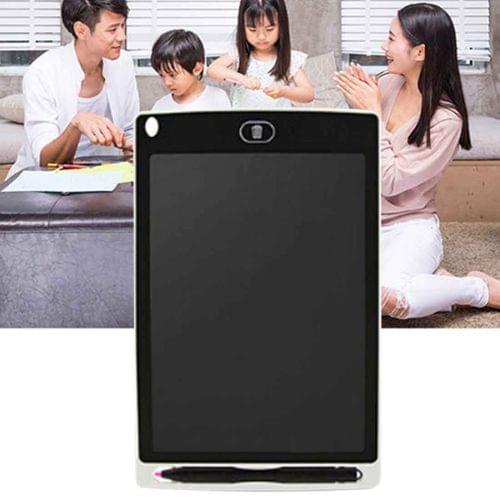 CHUYI 8.5 inch LCD Writing Tablet Electronic Graphic Board E Writer Paperless Digital Drawing Notepad for Home Office Writing Drawing(White)