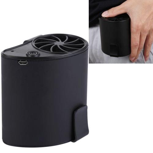 Creative Convenient Hanging Waist Fan(Black)