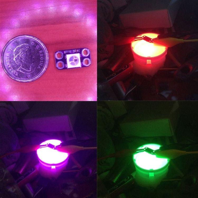 5 PCS LDTR - LB0001 WS2812B RGB LED Light Module - Purple