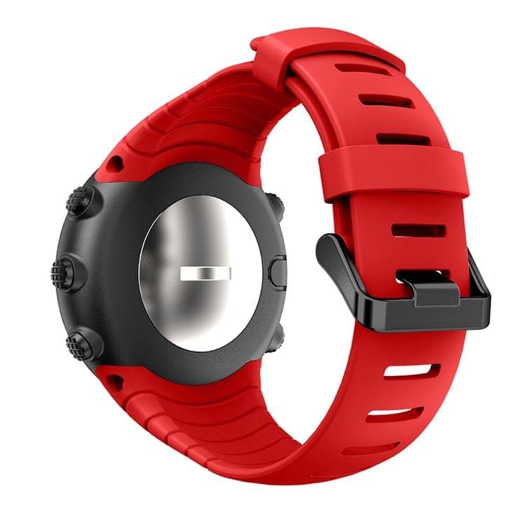 Smart Watch Silicone Wrist Strap Watchband for Suunto Core(Red)