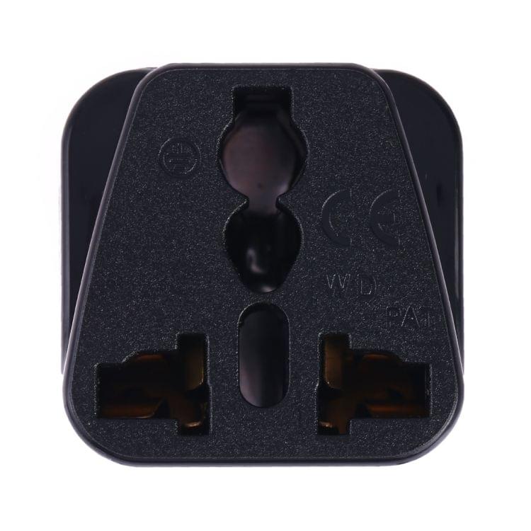 Portable Universal Socket to C14 Male Plug UPS PDU APC Computer Server Power Adapter Travel Charger (Black)