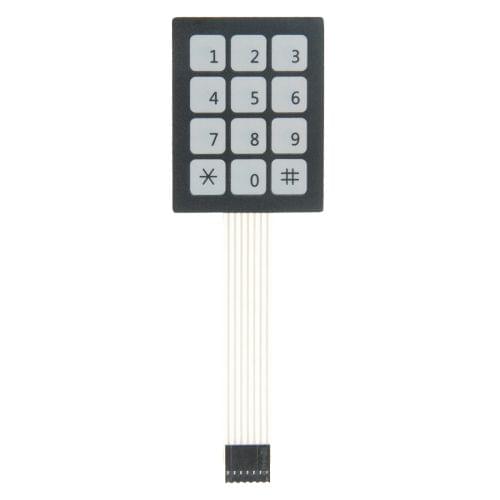10 PCS 3*4 Matrix Array 12 Keys Membrane Switch Keypad