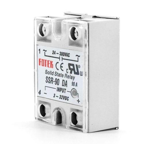 SSR-90DA AC 24-380V Solid State Relay for PID Temperature Controller