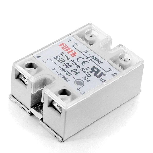 SSR-90DA AC 24-380V Solid State Relay for PID Temperature Controller