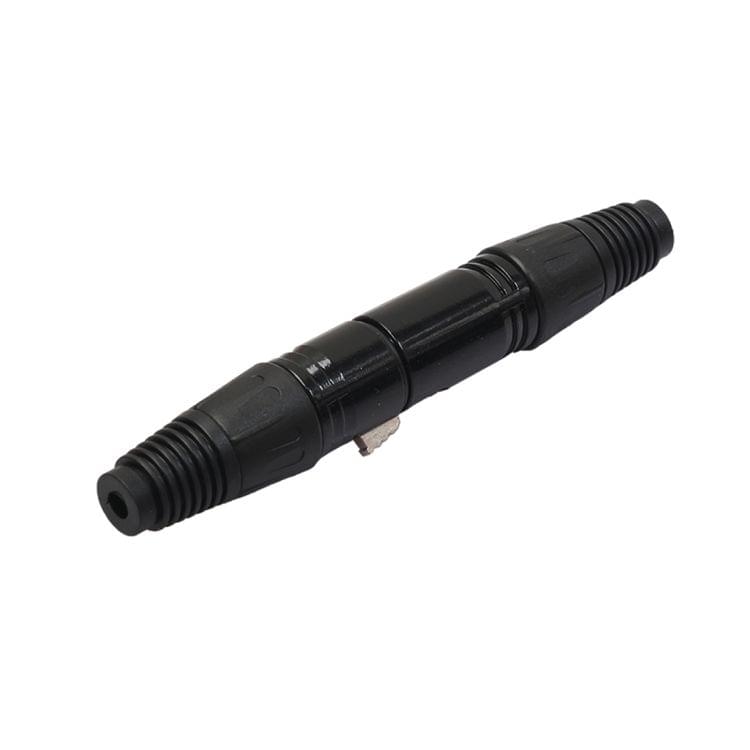 5 Pairs Black 3 Pin XLR Audio Cable Connector Male and Female