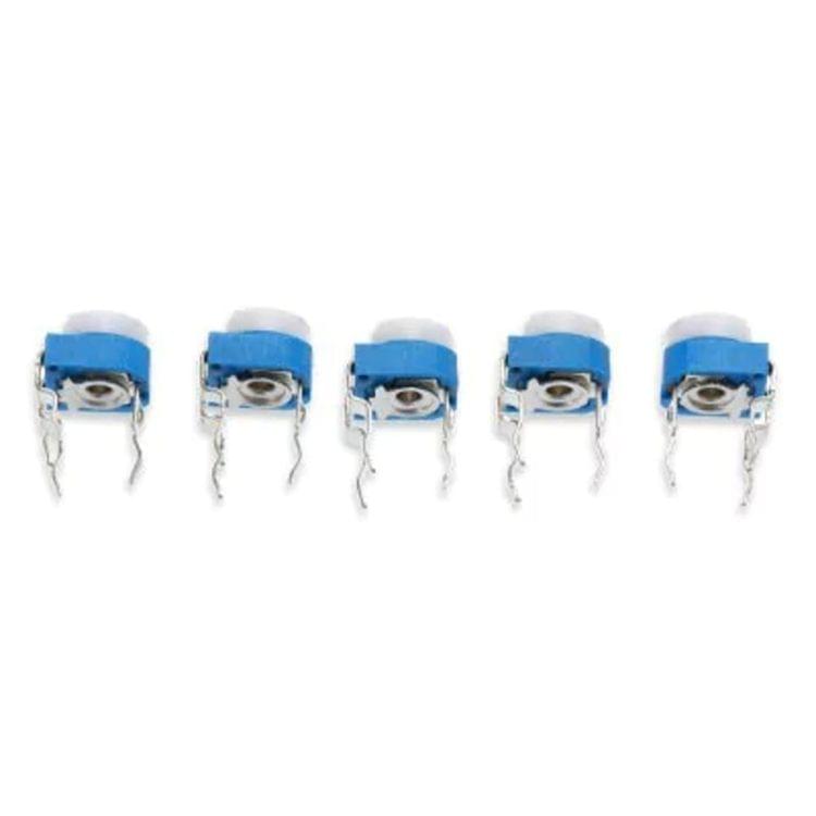 5 PCS 0.1W 50V Horizontal 102 1K Ohm Adjustable Resistor