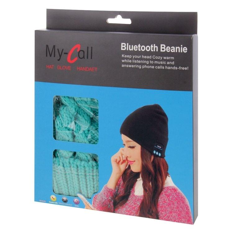 My-Call Bluetooth Headset Beanie Knitted Warm Winter Hat for iPhone 6 & 6s / iPhone 5 & 5S / iPhone 4 & 4S and Other Bluetooth Devices(Blue)