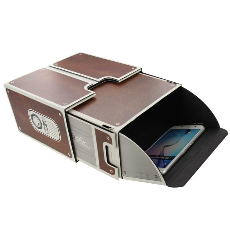 Cardboard Smartphone Projector 2.0 / DIY Mobile Phone Projector Portable Cinema