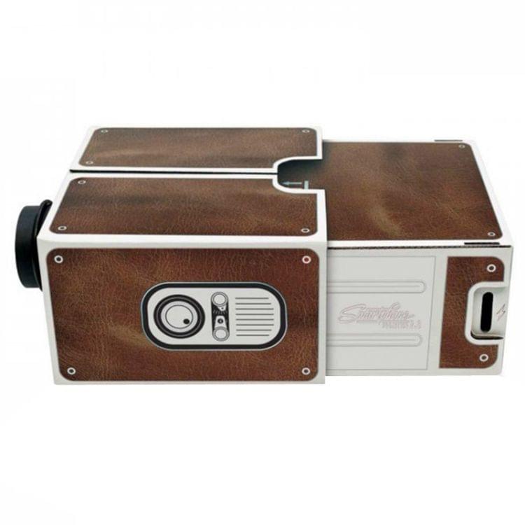 Cardboard Smartphone Projector 2.0 / DIY Mobile Phone Projector Portable Cinema