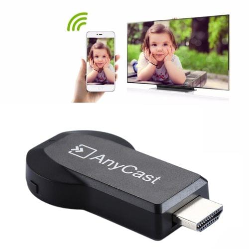 AnyCast M2 Plus Wireless WiFi Display Dongle Receiver Airplay Miracast DLNA 1080P HDMI TV Stick for iPhone, Samsung, and other Android Smartphones(Black)