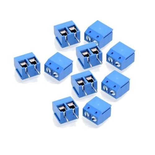 10 PCS 2 Pin 5.0mm Terminal Blocks Connector for DIY