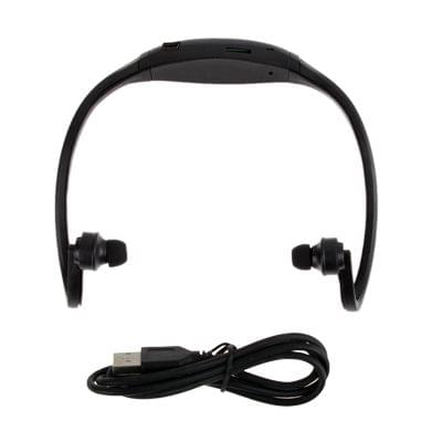 Sport MP3 Player Headset with TF Card Reader Function, Music Format: MP3 / WMA / WAV(Black)