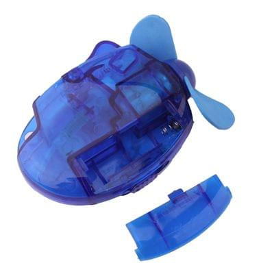 Mini Water Spray Fan with Powerful Safe Fan Blades, Size: About 109 x 73 x 27mm(Blue)
