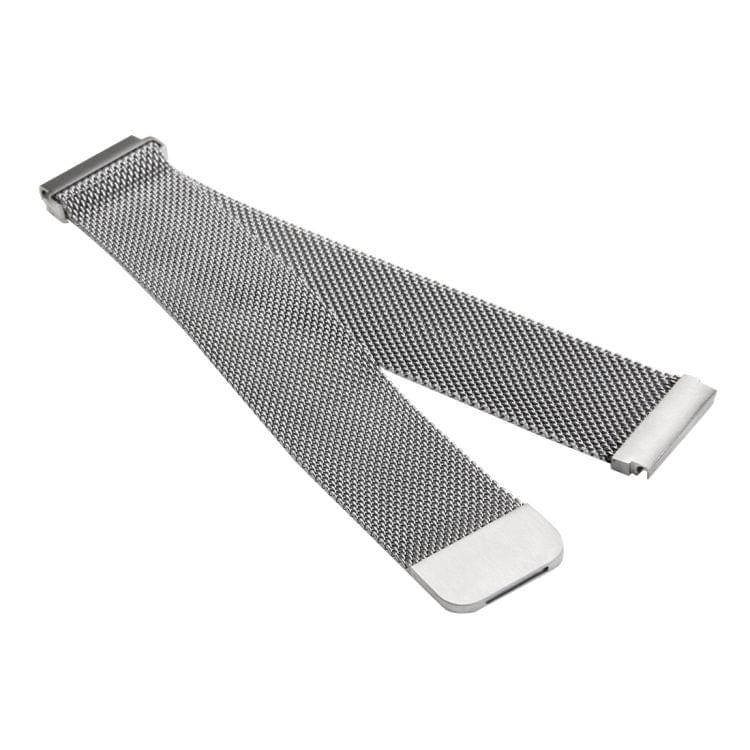 For Samsung Gear S2 Classic / S2 Watch Loop Magnetic Closure Clasp Stainless Steel Watchband(Silver)