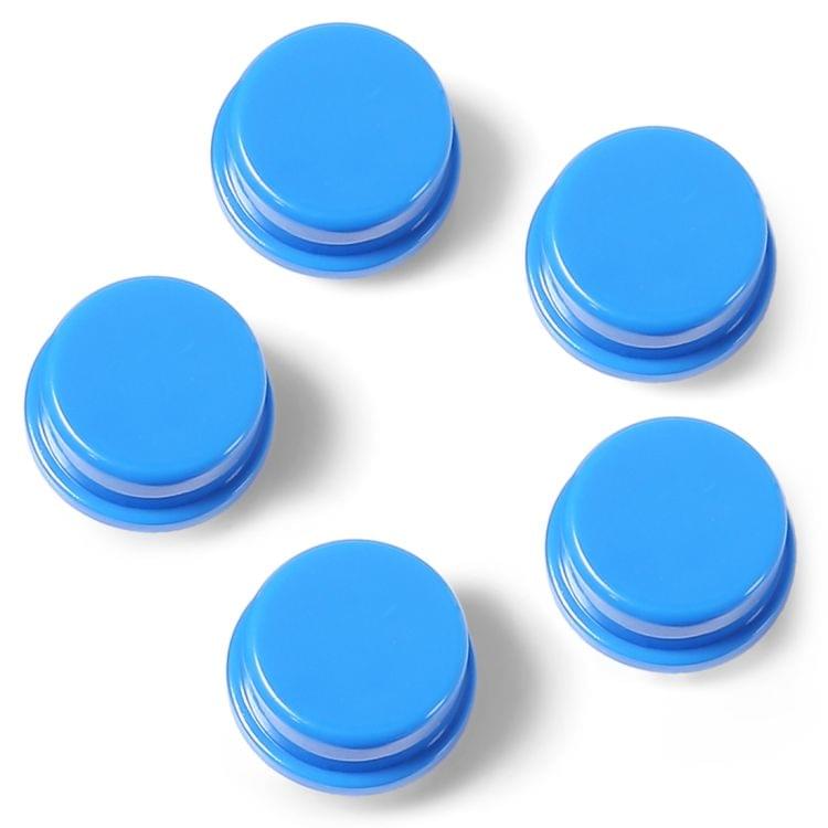 5 PCS LDTR-YJ030 Electrical Power Control 4-Pin Push Button Switches(Blue)
