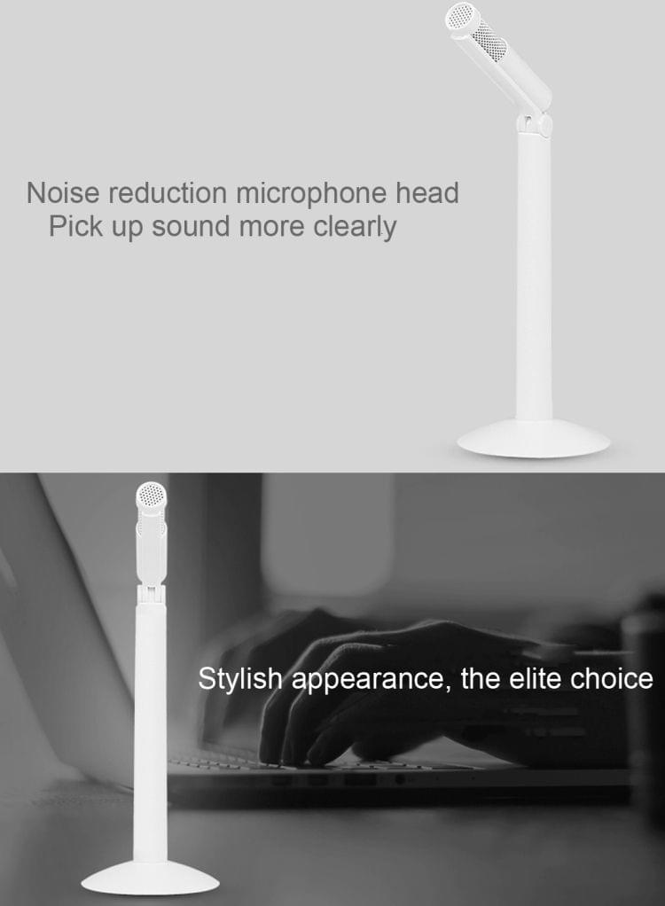 Yanmai SF-950 120 Degree Rotation Head 3.5mm Jack Studio Stereo Recording Microphone, Cable Length: 1.3m