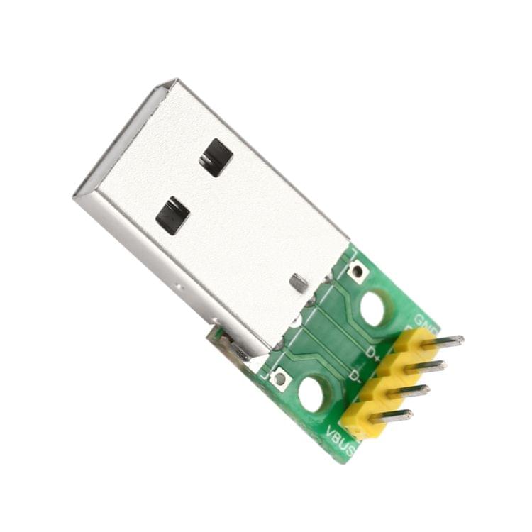USB Male to 2.54mm DIP 4P Adapter Module for Breadboard
