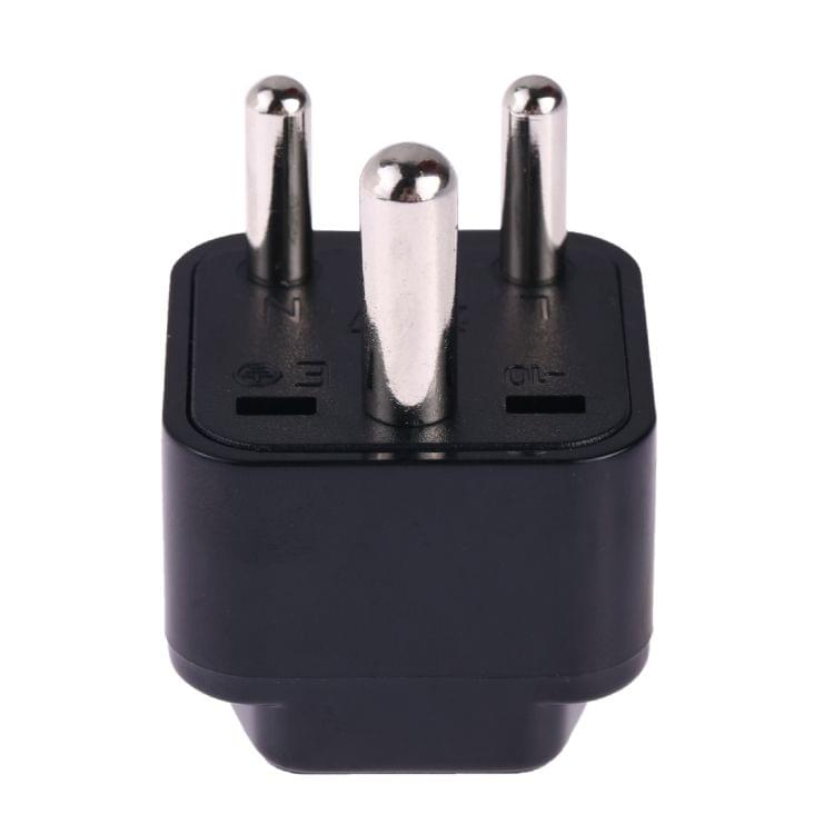 Portable Universal Socket to (Small) South Africa Plug Power Adapter Travel Charger (Black)