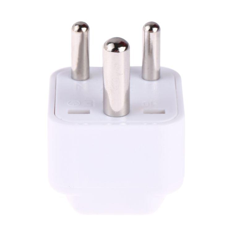 Portable Universal Socket to (Small) South Africa Plug Power Adapter Travel Charger (White)