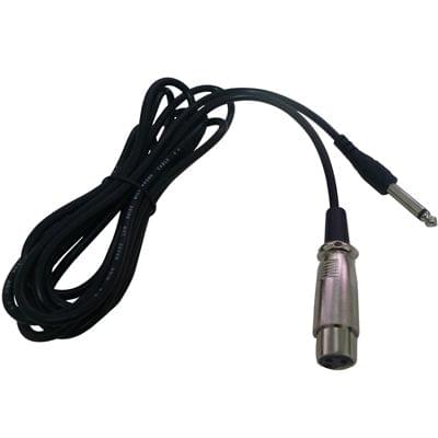 6.35mm TRS Male to XLR Female Microphone Cable, Length: 3m