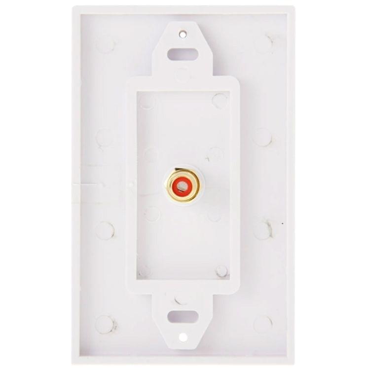 RCA Female Plugs Wall Plate Panel
