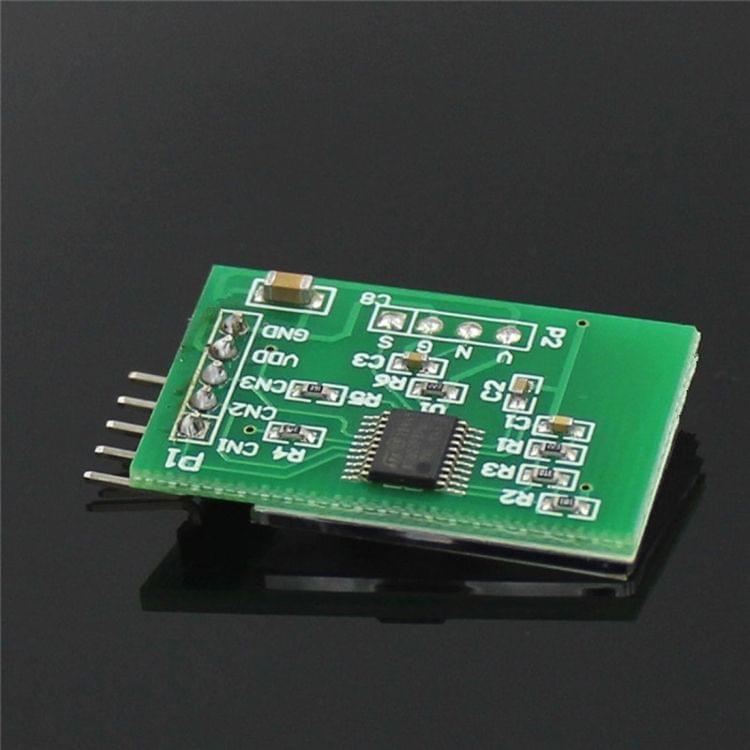 LDTR - A0007 Touch Key Self-locking Switch Module DC 3.3 - 5V LED Capacitive with Blue / Yellow Backlight for Arduino - White and Green