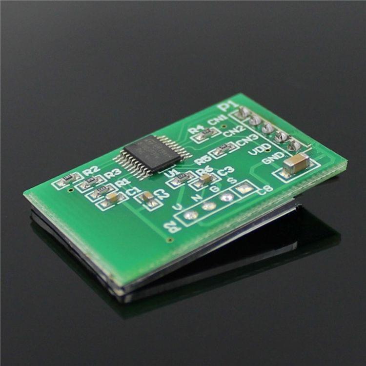 LDTR - A0007 Touch Key Self-locking Switch Module DC 3.3 - 5V LED Capacitive with Blue / Yellow Backlight for Arduino - White and Green
