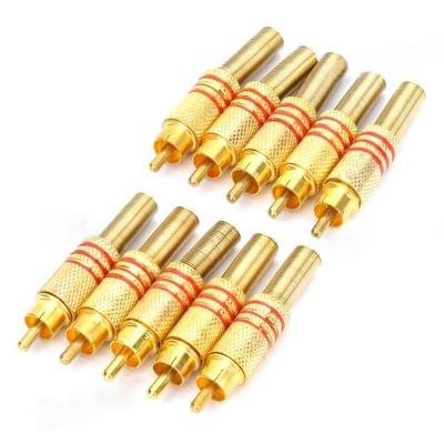 JL0924 3.5mm RCA Jack Connector (10 Pcs in One Package, the Price is for 10 Pcs)