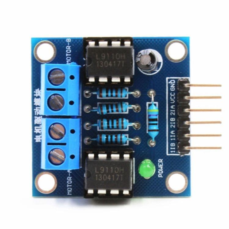 LDTR - B0007 DC Motor Drive Module 4.5 - 6V 2 Chips H-Bridge DIY for Smart Car / Robot - Blue