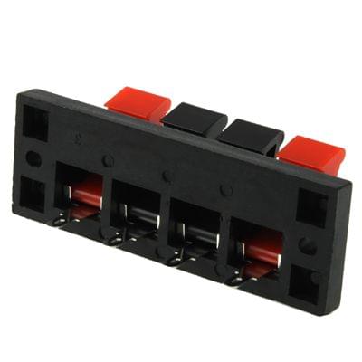 4 Position Push Type Speaker Terminal Connector