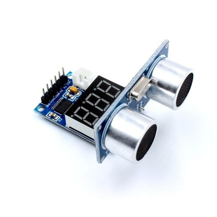 LDTR-WG0171 Ultrasonic Distance Measurement Control Board HC-SR04 Test Board Rangefinder, Digital Display Serial Output