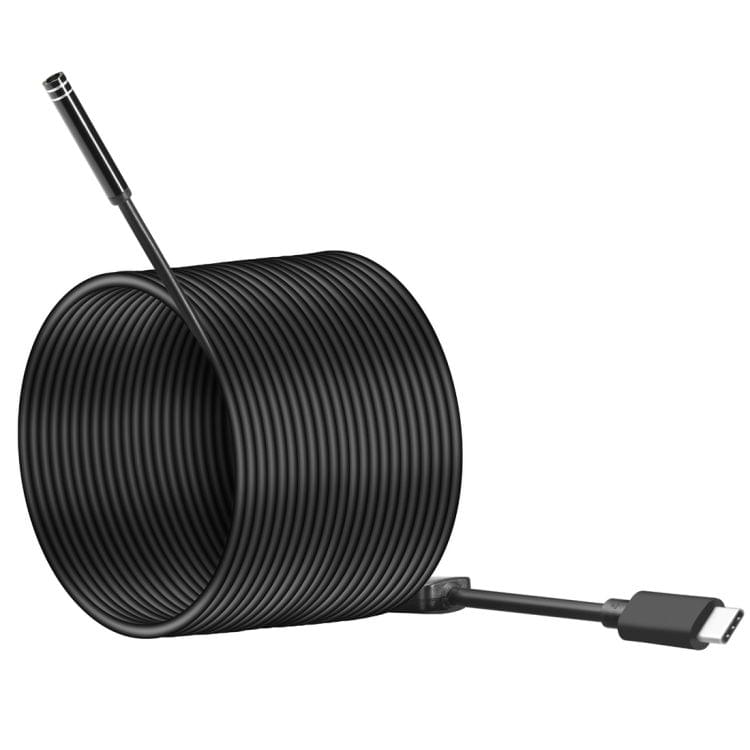 USB-C / Type-C Endoscope Waterproof IP67 Snake Tube Inspection Camera with 8 LED & USB Adapter, Length: 10m, Lens Diameter: 5.5mm