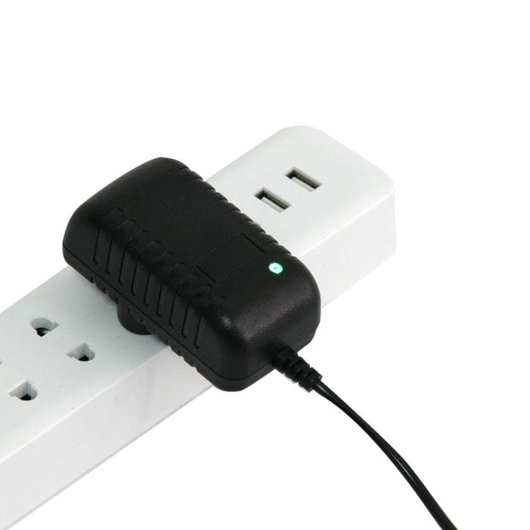 UK Plug AC 100-240V to DC 12V 1A Power Adapter, Tips: 5.5 x 2.1mm, Cable Length: about 90cm(Black)