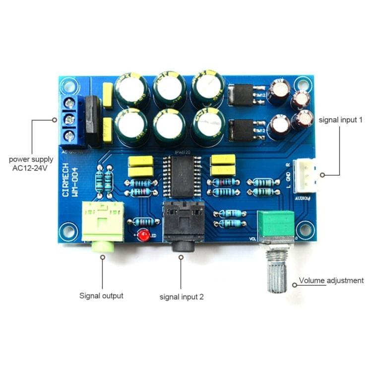 TPA6120 Amp Board HIFI TPA6120A2 Enthusiast Grade Headphone Amplifier Board Zero Noise Board