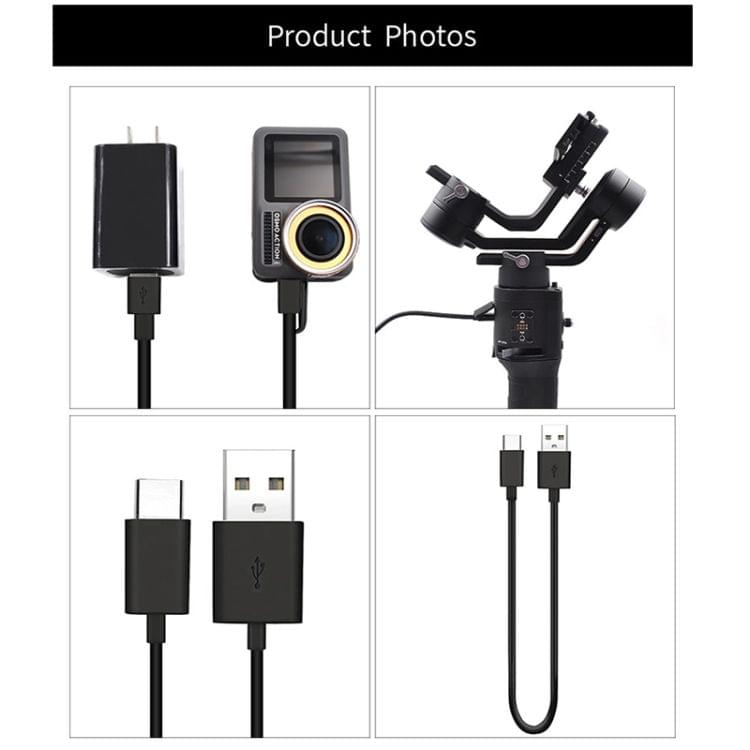 STARTRC 1105148 1m Type-C Extended Data Charging Cable for DJI Osmo Pocket/Action/RONIN-S/RONIN-SC(Black)