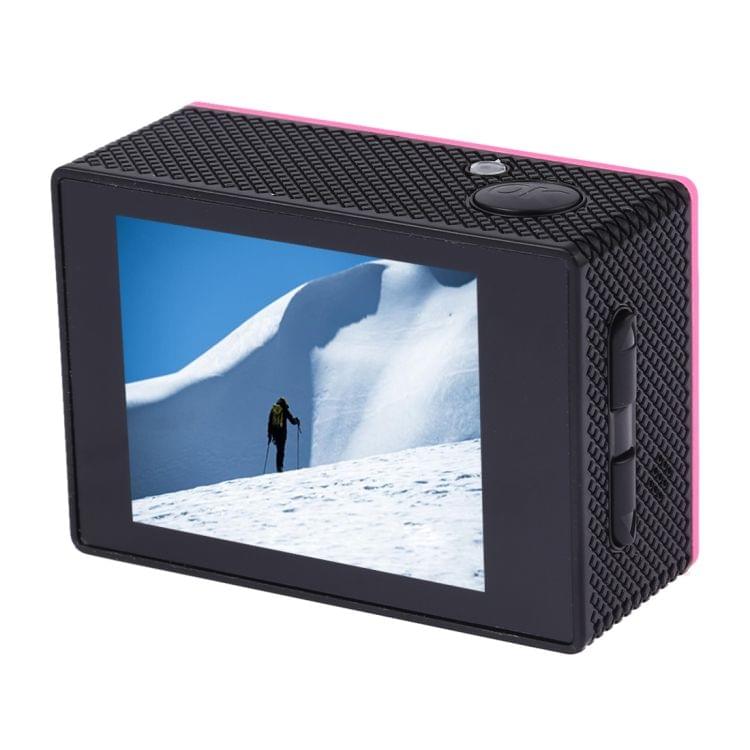 SJ4000 Full HD 1080P 2.0 inch LCD Sports Camcorder DV with Waterproof Case, Generalplus 6624, 30m Depth Waterproof(Magenta)
