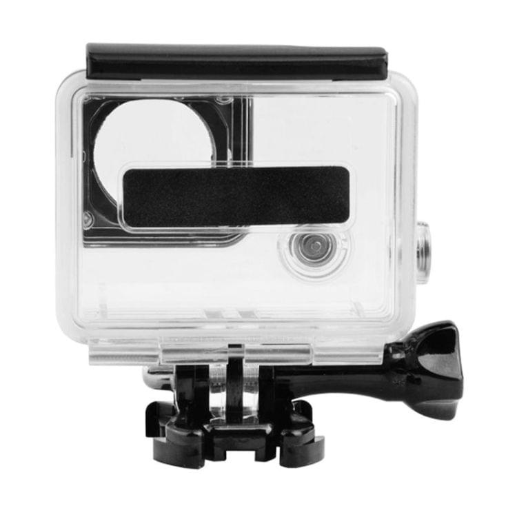 DZ-316 Side Open Skeleton Housing Protective Case with Glass Lens for GoPro HERO4 / 3+