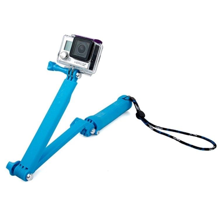 TMC HR289 3-Way Handheld Monopod + Tripod + Hand Strap Portable Magic Mount Selfie Stick for GoPro NEW HERO /HERO6 /5 /5 Session /4 Session /4 /3+ /3 /2 /1, Xiaoyi and Other Action Cameras