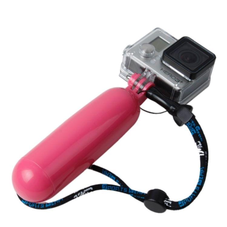 TMC Bobber Floating Hand Grip for GoPro NEW HERO /HERO6 /5 /5 Session /4 Session /4 /3+ /3 /2 /1, Xiaoyi and Other Action Cameras(Magenta)