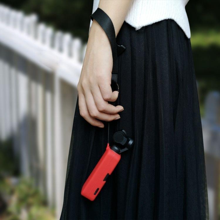 Non-slip Dust-proof Cover Silicone Sleeve for DJI OSMO Pocket(Red)