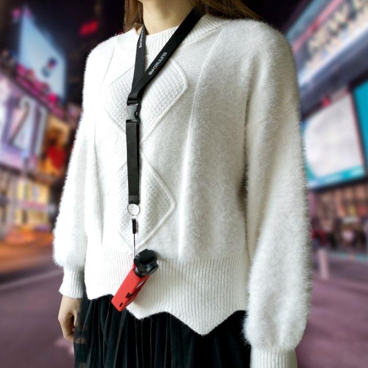 Non-slip Dust-proof Cover Silicone Sleeve for DJI OSMO Pocket(Red)