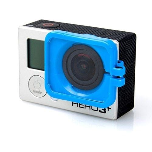 TMC Lens Anti-exposure Protective Hood for GoPro Hero 4 / 3+(Blue)