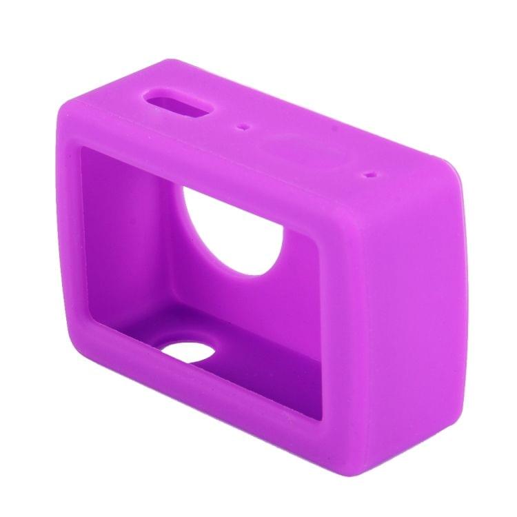 For Xiaomi Xiaoyi Yi II Sport Action Camera Silicone Housing Protective Case Cover Shell(Purple)