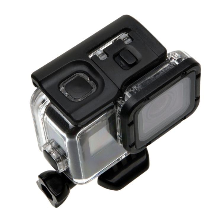 For GoPro NEW HERO /HERO6 /5 30m Waterproof Housing Protective Case + Hollow Back Cover with Buckle Basic Mount & Screw, No Need to Disassemble Lens(GP413)\t \t\t \t
\t
\t\t\t\t \t\t\t\t ()
