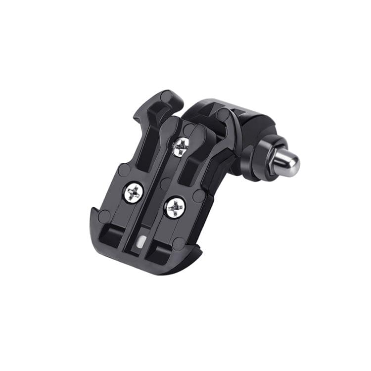 PULUZ Black Vertical Surface J-Hook Buckle Mount for DJI Osmo Action, GoPro NEW HERO /HERO7 /6 /5 /5 Session /4 Session /4 /3+ /3 /2 /1, Xiaoyi and Other Action Cameras(Black)
