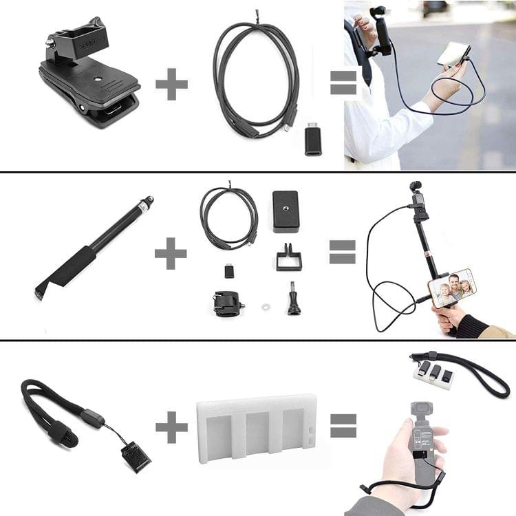 STARTRC 21 in 1 Expansion Accessories Kit for Handheld Camera DJI OSMO Pocket